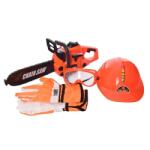 Man Yuk Toys Set de joacă cu drujbă și echipament de protecție (KY1068 108C) Set bricolaj copii