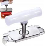 SuperButelki Univerzális 2 Az 1-BEN Üvegnyitó Kupakokhoz, Fedőkhöz És Tetőkhöz (OTWIERACZ DO SŁOIKÓW BUTELEK NAKRĘTEK)