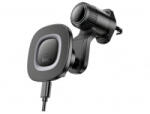 hoco. HW30 vezeték nélküli autós, szivargyújtós töltő 15W, 1.67A, fekete