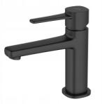 INVENA Glamour Mosdó csaptelep fekete Hosszú kifolyócső Black+ dugó Cubic Loft (BU-02-004)