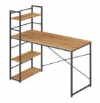 Leobert Számítógépasztal Max 4.0 tölgy lábak fekete (5903332088607)