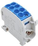 Weidmüller fővezetéki leágazó sorkapocs 25 mm2 kék WPD 101 2X25/2X16 BL 1560670000 (1560670000)