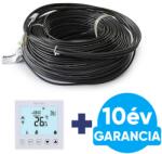 WENTOREX U-HEAT Cable elektromos fűtőkábel 122, 7 méter / 2200 Watt + digitális WiFi termosztát - padlófűtés szett