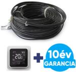 WENTOREX U-HEAT Cable elektromos fűtőkábel 37, 9 méter / 680 Watt + WiFi Touch termosztát - padlófűtés szett (316509180680C16)