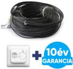 WENTOREX U-HEAT Cable elektromos fűtőkábel 18, 5 méter / 320 Watt + manuális termosztát - padlófűtés szett (316509180320FE4)