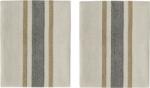 OYOY Șervețele textile Linu, 45 x 45 cm, bej-gri, 2 buc (L301262)