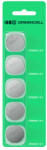 Green Cell 5x CR2025 3V 160mAh lítium gombelem X5CR2025 (36875)