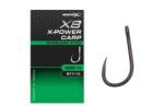 Matrix x8 - x-power carp hooks x8 x-power carp size 12 barbless - eyed (GHK194) - nextfish