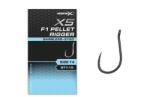 Matrix x5 - f1 pellet rigger hooks x5 f1 pellet rigger size 12 barbless - eyed (GHK184) - nextfish