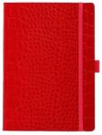  Artebene notesz, A5, 144 old. pontozott, piros vegánbőr, gumipántos (5) (220876)