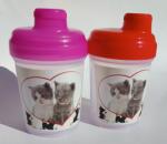 Tvar Gyermek palack 300/450ml - Cicák