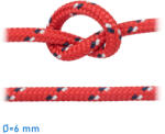 Galco Kötél felúszó piros (kék-fehér jelzőszállal) „TOMMY 6 mm GLC (1114399)
