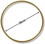  Fém karika arany 20cm - kosarbolt
