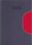 Dayliner Naptár, tervező, B6, heti, DAYLINER "Memphis", szürke-piros (DL6AG-MEFB6HE-SP) - iroszer24