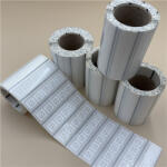  MÉRETJELZŐ 80x20mm átlátszó műanyag címke 500 db/40gy (XS, S, M, L, XL, 2XL, 3XL) - FEHÉR keret