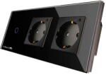 Mentor Kit Priza si Intrerupator Smart wireless ES025 2.1 incastrat WiFi 16A 3x1000W
