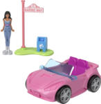Mattel Mattel Barbie: Mini BarbieLand - Păpușă și vehicul decapotabil (HYF42) (97565) Papusa Barbie