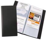 Sigel Névjegytartó, műbőr, 192 db-os, SIGEL, fekete (SVZ172) - webpapir