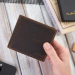 Brødrene Brodrene férfi bőr pénztárca | Barna - top-brands - 7 694 Ft