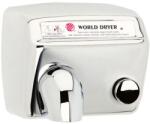 World Dryer DA548-972 WORLD DRYER Model A nyomógombos, időzített kézszárító, r. m. acél, fényes, 2300 W, 20 mp, 73, 8 dB (GCMTC.A48)