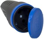 Z-tools Prelungitor Cauciucat Exterior, 1 Lacas, fara Cablu, 16A, Negru (ZLN-ZTS8414)