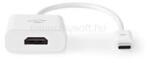 Nedis CCGB64651WT02 USB 3.2 Gen 1, USB-C (USB C) - HDMI 4K@30Hz, 0, 20m (CCGB64651WT02) (CCGB64651WT02)