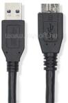 Nedis CCGL61500BK05 USB3.2 - micro-B (micro B) kábel, 5 Gbps, 0, 5m (CCGL61500BK05) (CCGL61500BK05)