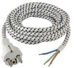 COMMEL 0333 HO3RT-F 3x0, 75mm2 2m vasaló kábel dugóval (COMMEL_0333) (COMMEL_0333)