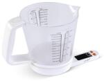 Lamart - Cântar de bucătărie digital cu cană de măsurare, alimentat cu 2x AAA, alb (FT1227) Cantare de bucatarie