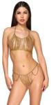 Cottelli Collection Bikini Halterneck Body Chain Set 2450534 Golden