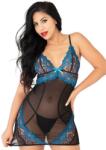Daring Intimates Floral lace dress with string, L/XL