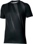 Mizuno Core Graphic SS Tee M Black Férfipóló XL