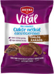 DETKI Vitál cukormentes omlós keksz kakaós, édesítőszerekkel - 180g