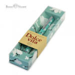 Bruno Visconti Golyóstoll Bruno Visconti 0, 7mm kék, fém test, Dolce Vita - türkiz, fehér virággal (20-0252/08) (20-0252/08)