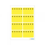 HERMA Dekormatrica fagyasztható sárga címkék (3771) (3771)