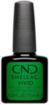 CND Shellac VIVID Shamrock Green 7, 3ml Színes géllakk