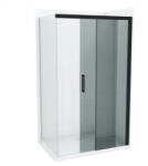  Tolóajtós zuhanyajtó COPEN ALPHA BLACK 1200x2000 mm víztiszta üveg, 8 mm (C-02-B9120SC)