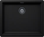 SCHOCK Schock Greenwich N-100L konyhai mosogatótálca 556 x 456 mm Cristadur Puro, intenzív fekete és látható elemek Gunmetal, antracit (SETGN100LPUPVGUB)
