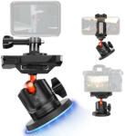 K&F Concept mágneses állvány, gömbfejjel, telefon és akció kamera adapterrel (KF-31-156) - mikrosat