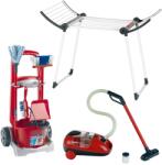 Klein Set curatenie copii Theo Klein 6792 Vileda carucior aspirator cu sunet stativ rufe (6792)
