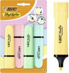 BIC Evidentiator BIC, Highlighter Flat, culori pastel asortate, 4 buc/set 517953