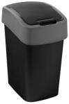 Keter PACIFIC FLIPBIN Szemetes, 9 l, fekete (229418)