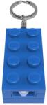 LEGO® EUROMIC - 2x4-es kék kocka világítós kulcstartó (LGL-KE234HB) (LFL-KE234HB)