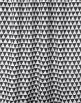 BISK Plain perdea de duș 180x200 cm alb-negru 06866 (06866) Perdea de dus