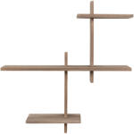 House Nordic Gavi Falipolc, fenyőfa 53x15x56 cm (4292230) - homelux