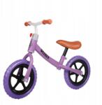  Lila futóbicikli gyerekeknek, 12-es kerekekkel, könnyű, ajándékba 2 éves kortól (Fox-013)