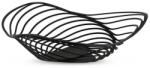 Alessi Gyümölcstál TRINITY 26 cm, fekete, Alessi (ALACO02B)