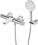 KSURO Készlet kád és zuhany csaptelep Ksuro 02 13008010, zuhanyfej Ksuro One Click 16003010, 37200100, 19001010 (17005010)