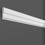 Elite Decor Oldalfali díszléc (HCR 530) kőkemény HDPS anyagból (Molding HCR 530 (2.00 m))