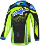 Alpinestars Tricou Motocross Alpinestars Racer Nomur Copii Albastru Închis-Galben Fluo-Negru (AIM173-0075)